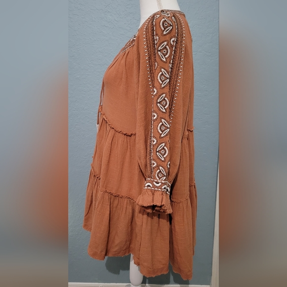 Free People Dreamweaver Embroidered Tunic - Picture 6 of 9